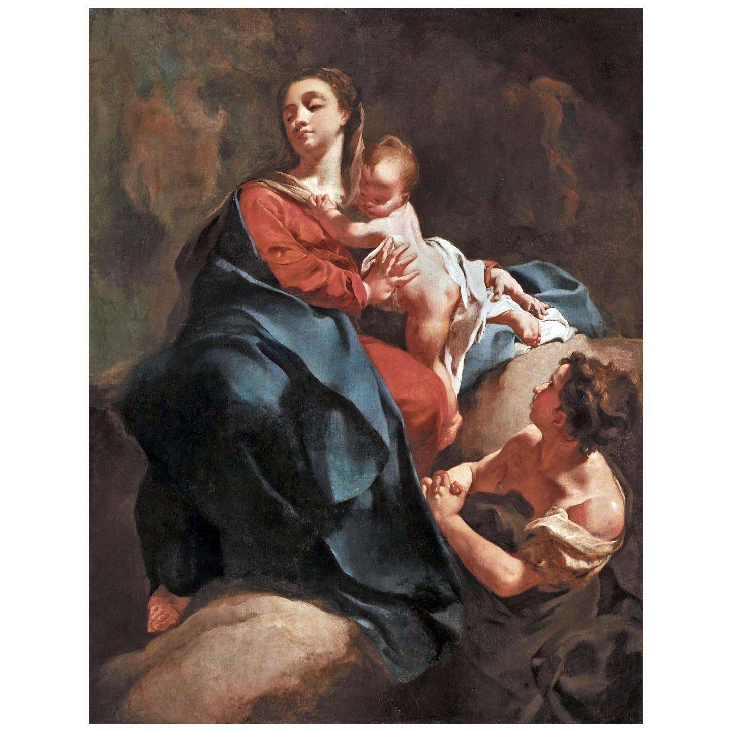   Giambattista Piazzetta. Madonna col Bambino. 1715. Detroit Institute of Art