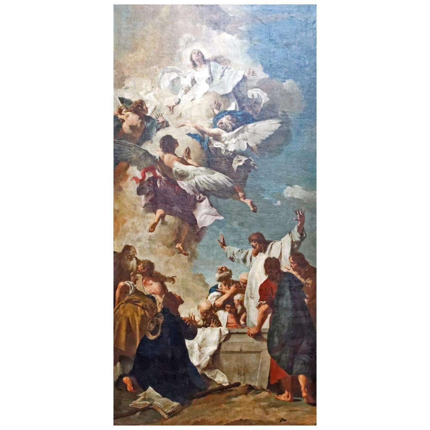   Giambattista Piazzetta. Assunzione di Maria. 1735. Musee du Louvre Paris