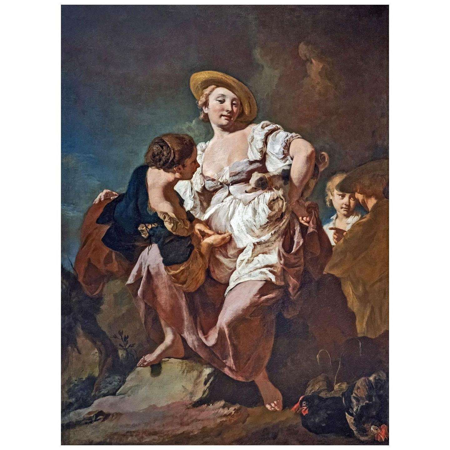  Giambattista Piazzetta. L'indovina. 1740. Gallerie dellAccademia Venezia