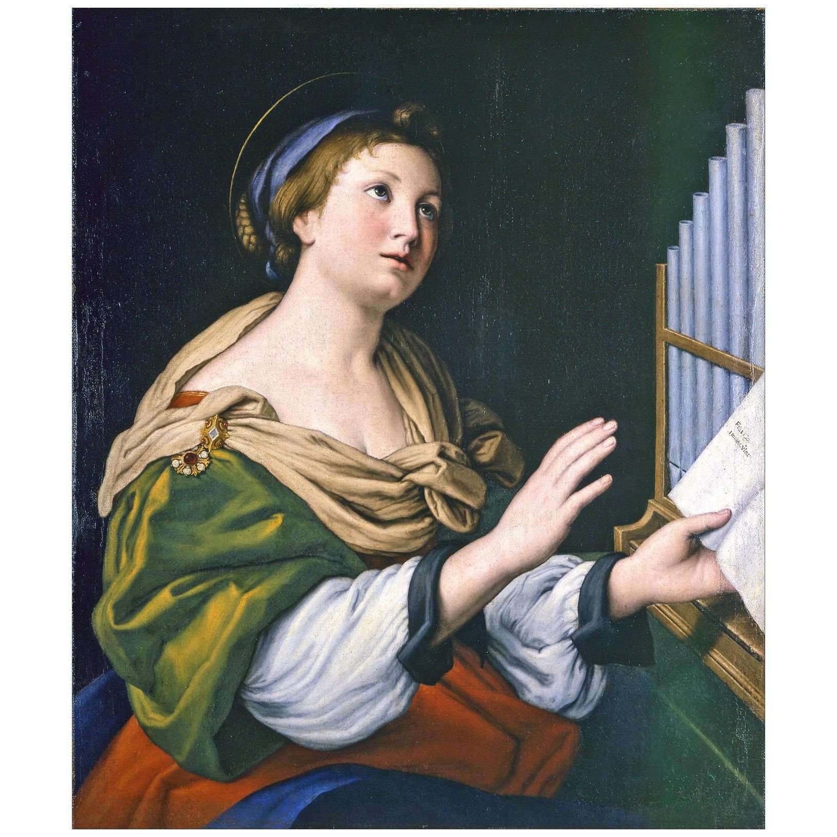  Giovanni Sassoferrato. Santa Cecilia. 1635. Museo Poldi Pezzoli Milano
