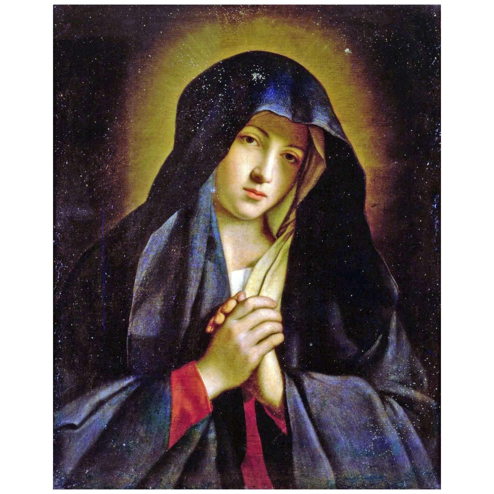  Giovanni Sassoferrato. Madonna nel dolore. 1640. Galleria degli Uffizi