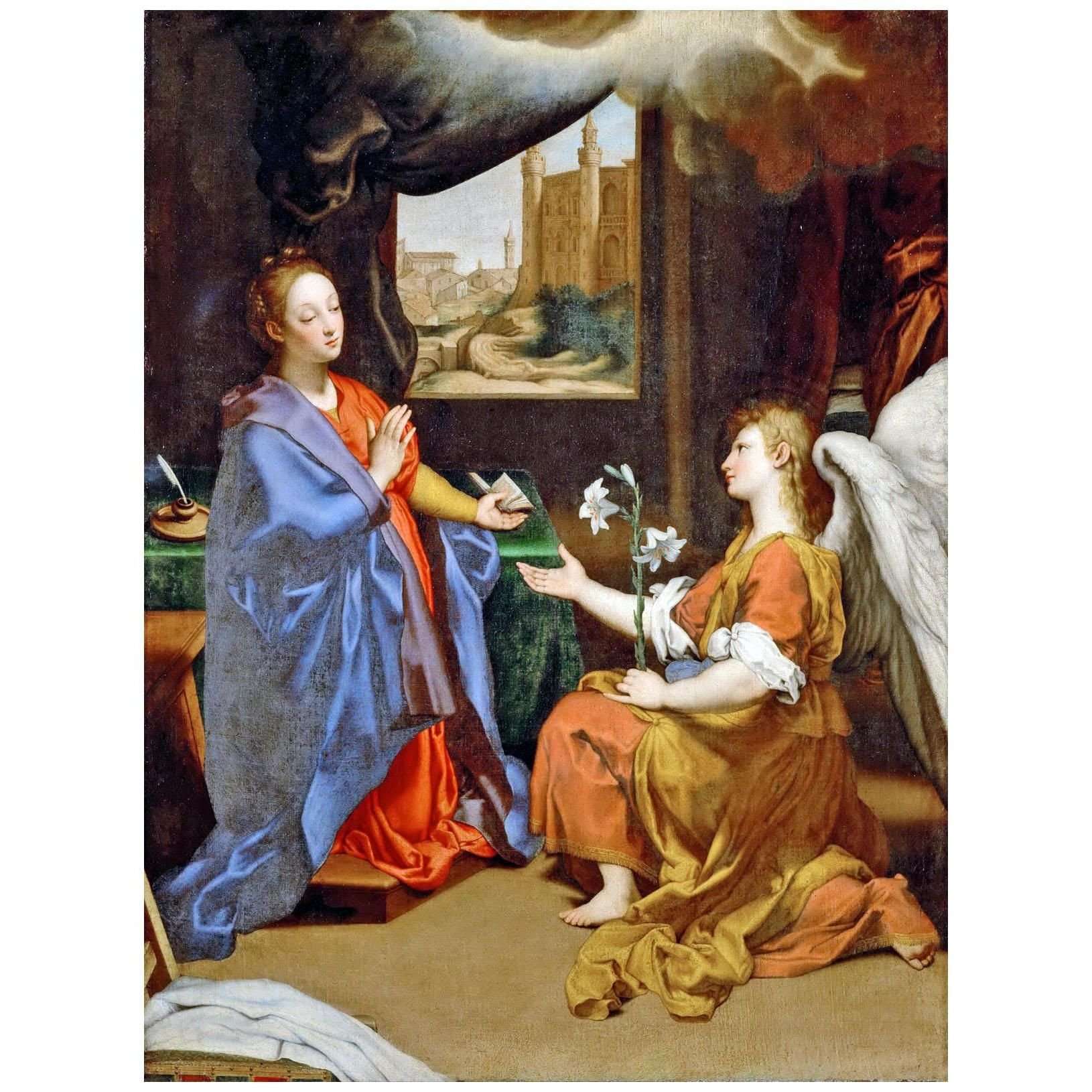  Giovanni Sassoferrato. Annunciazione. 1650. Musee du Louvre