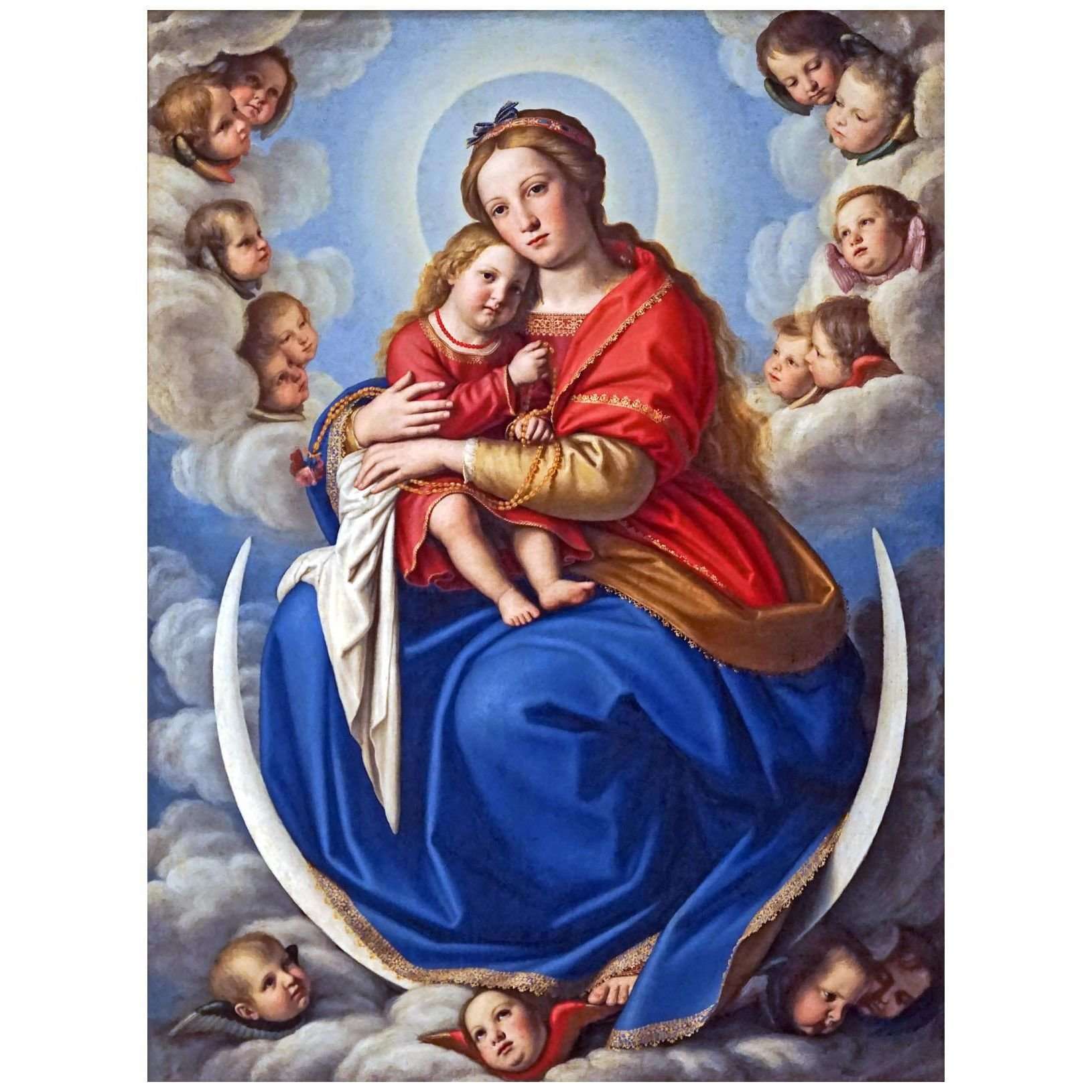  Giovanni Sassoferrato. Madonna col Bambino. 1650. Musei Vaticani