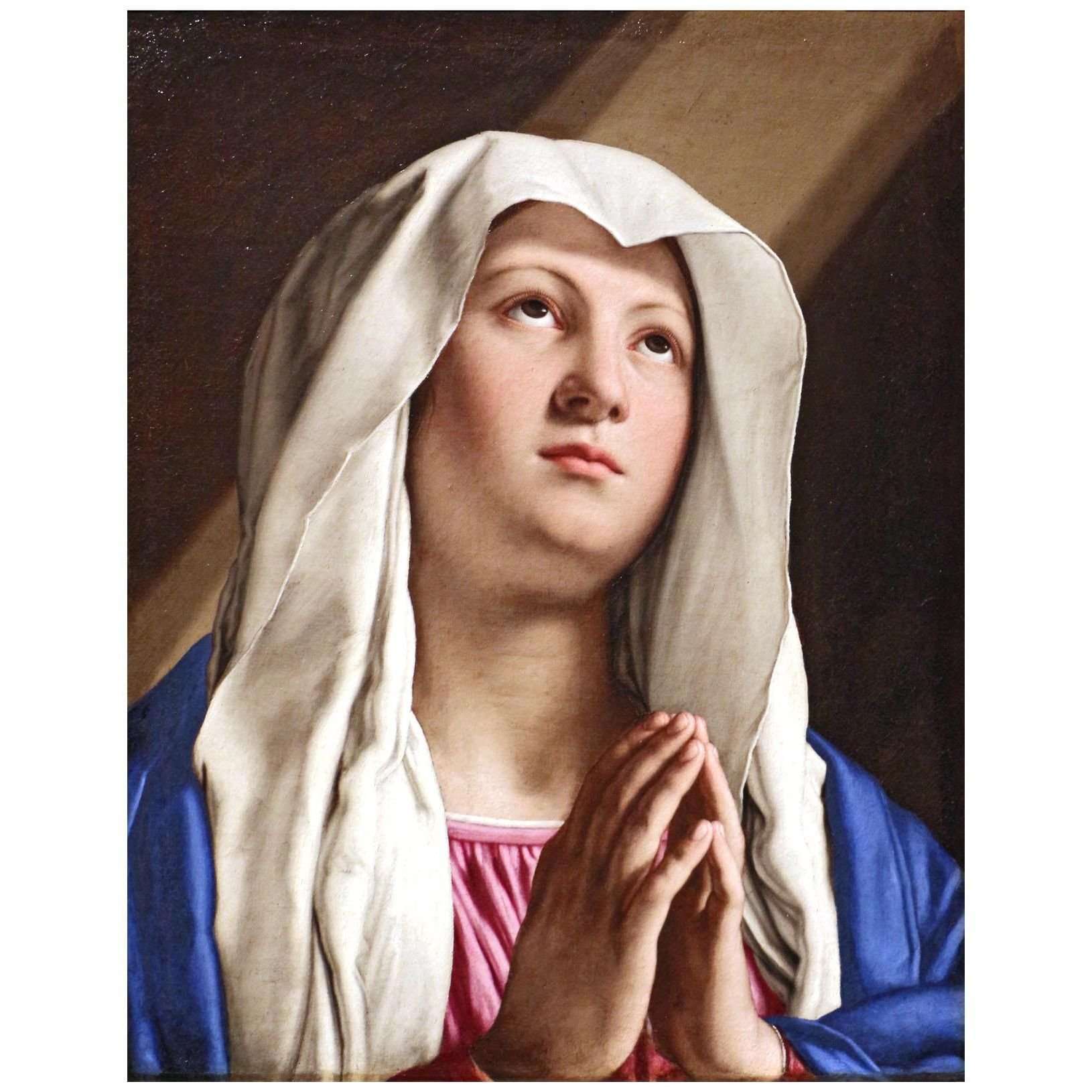  Giovanni Sassoferrato. Madonna in preghiera. 1650. Galleria Cavallini Sgarbi Ferrara
