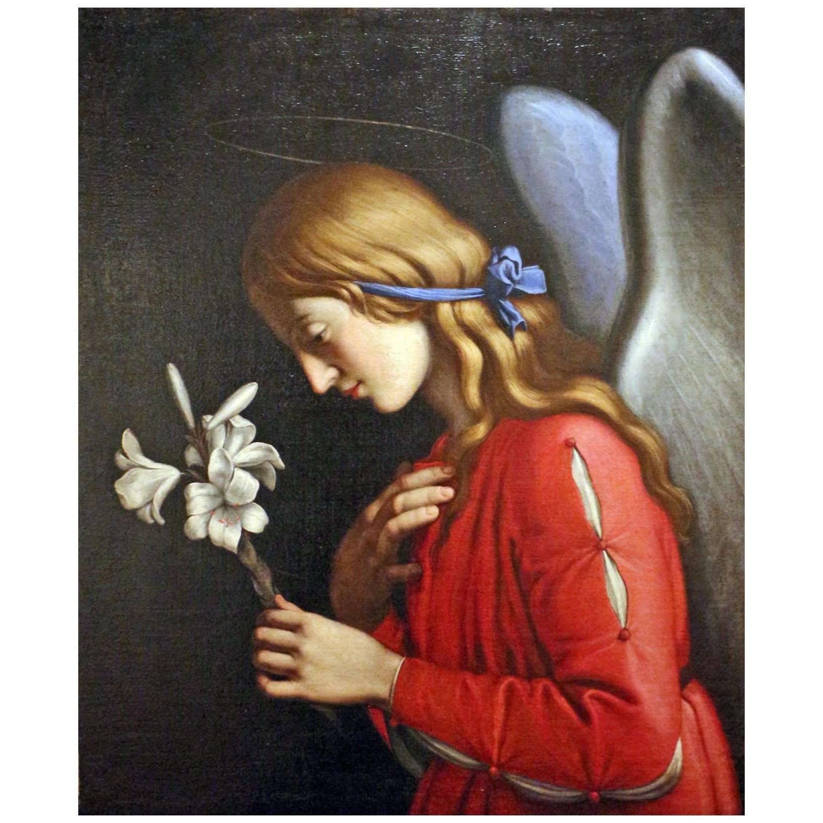  Giovanni Sassoferrato. Angelo annunciante. 1660. Museo del Settecento Venezia