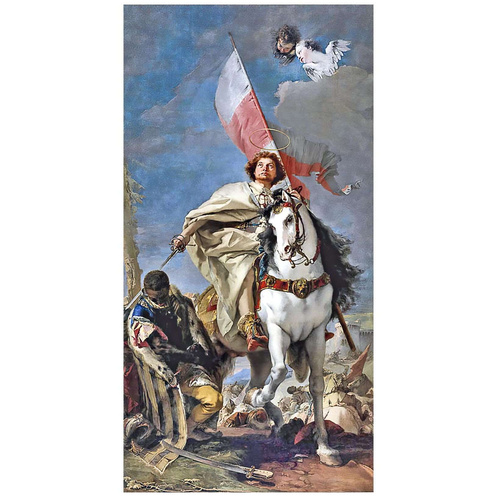   Giovanni Battista Tiepolo. San Giacomo Matamoro. 1740. Museum of Fine Arts Budapest
