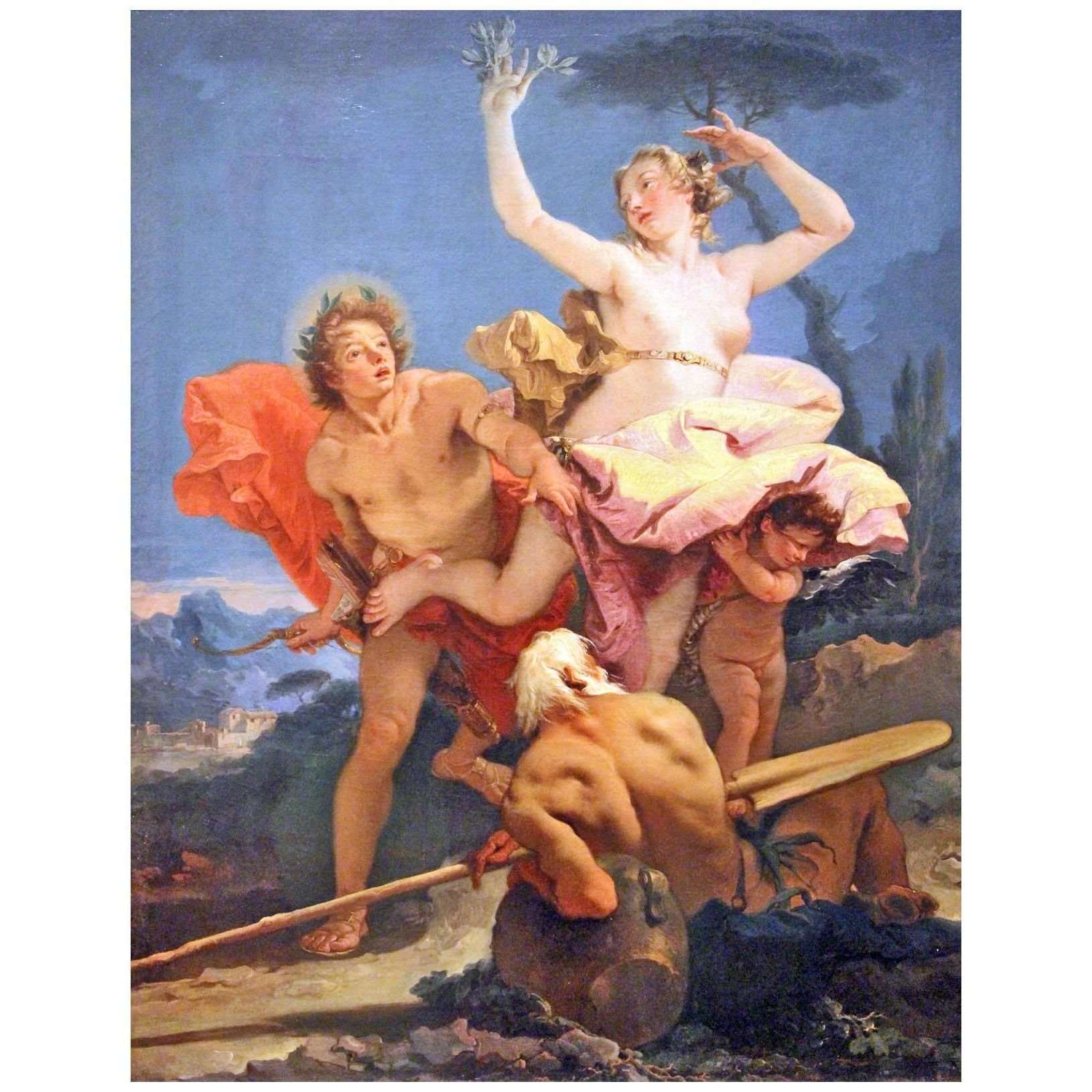   Giovanni Battista Tiepolo. Apollo e Dafne. 1743. Louvre