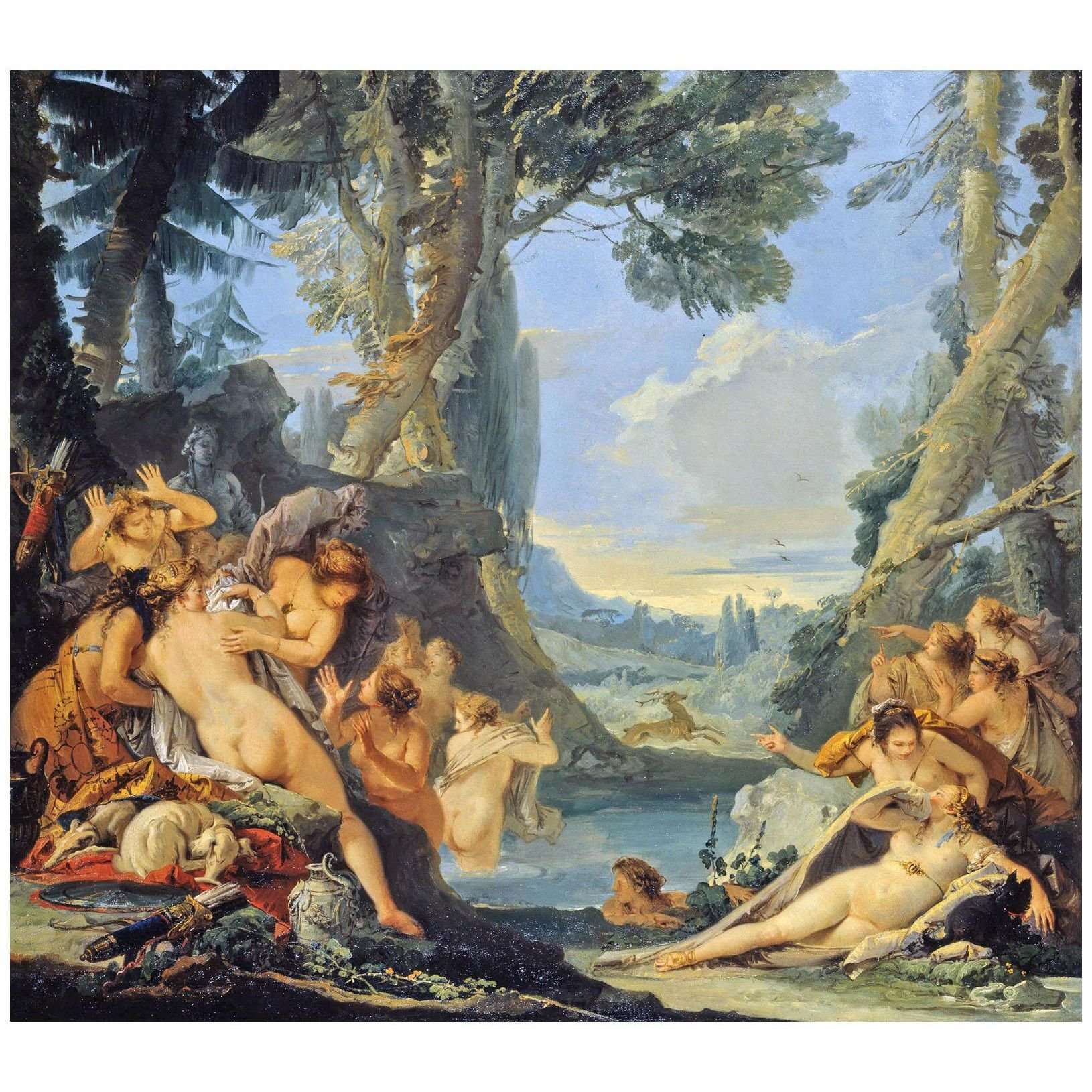   Giovanni Battista Tiepolo. Diana e Atteone. 1743. Kunsthaus Zurich