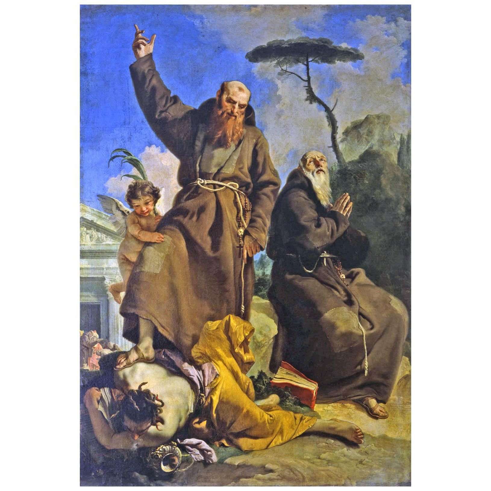   Giovanni Battista Tiepolo. San Fedele e San Giuseppe. 1752. Galeria Nazionale di Parma
