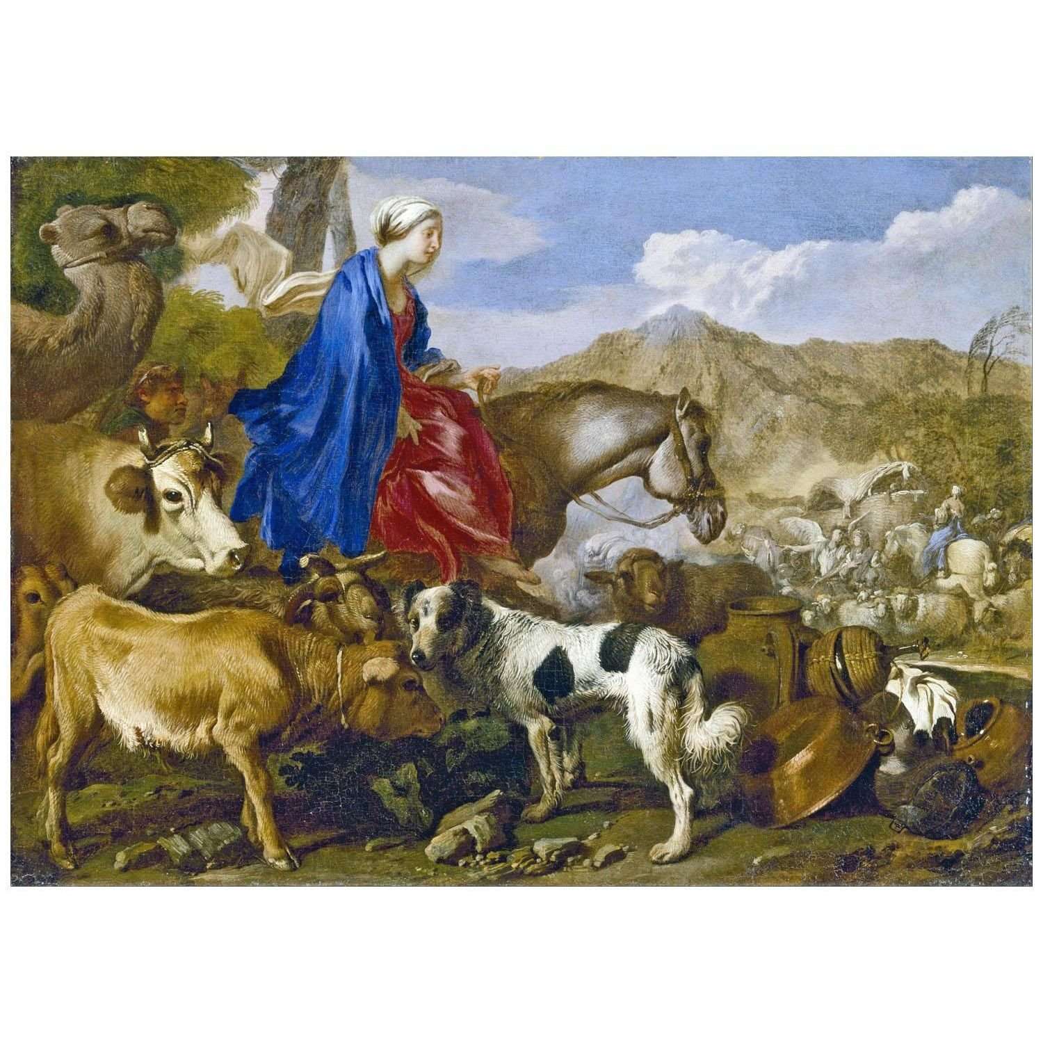  Giovanni Castiglione. Viaggio di Rebecca. 1637. Fine Arts Museum Houston