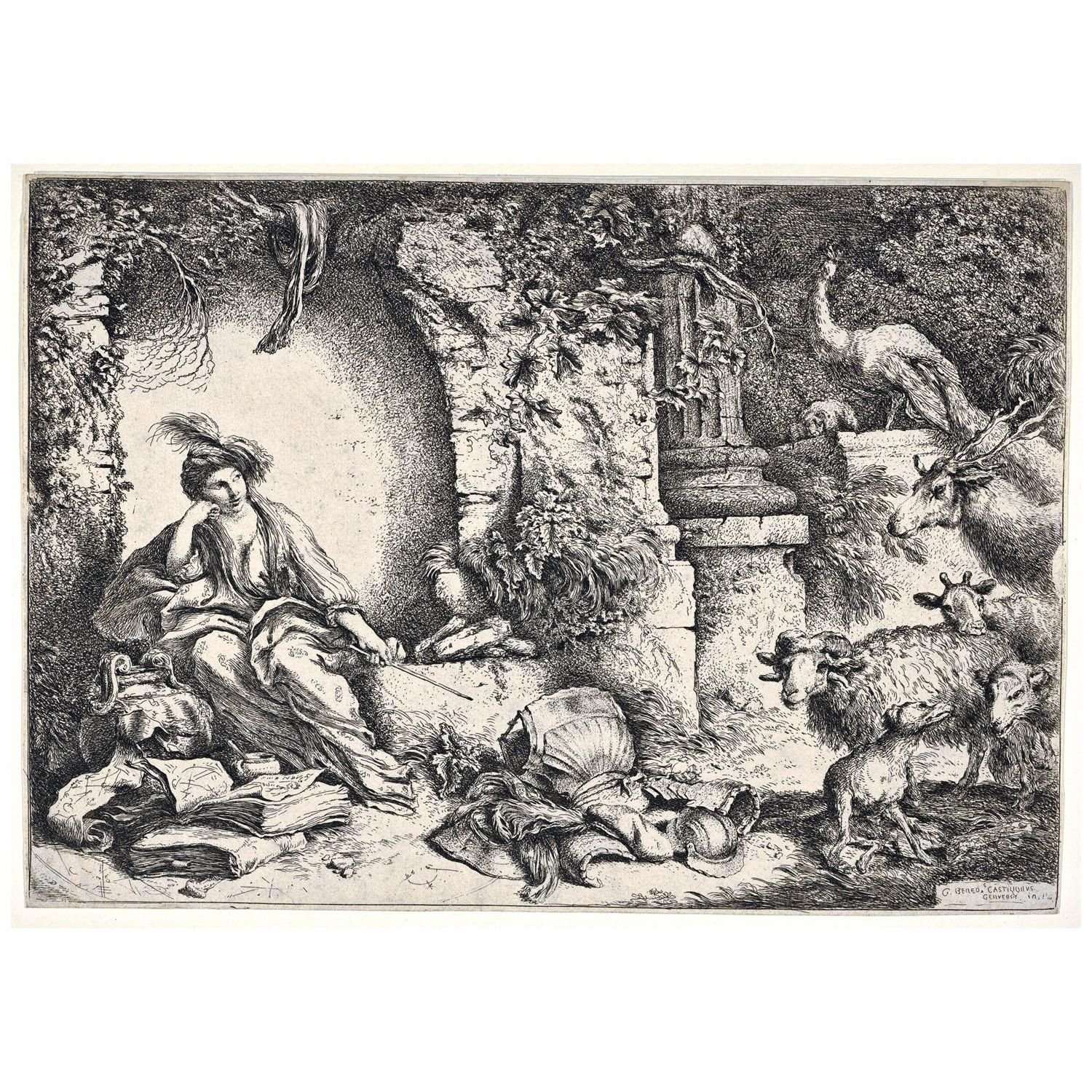  Giovanni Castiglione. Circe e Ulisse. 1651. Metropolitan Museum NY