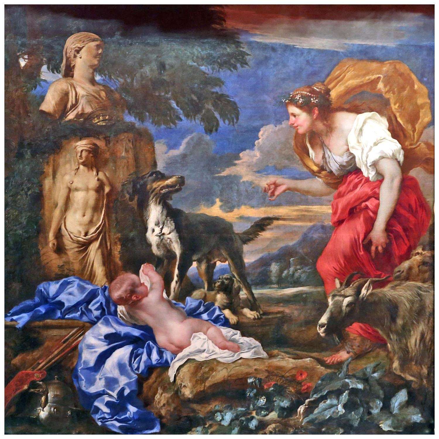  Giovanni Castiglione. Ciro con la moglie del pastore. 1651. NGI Dublin