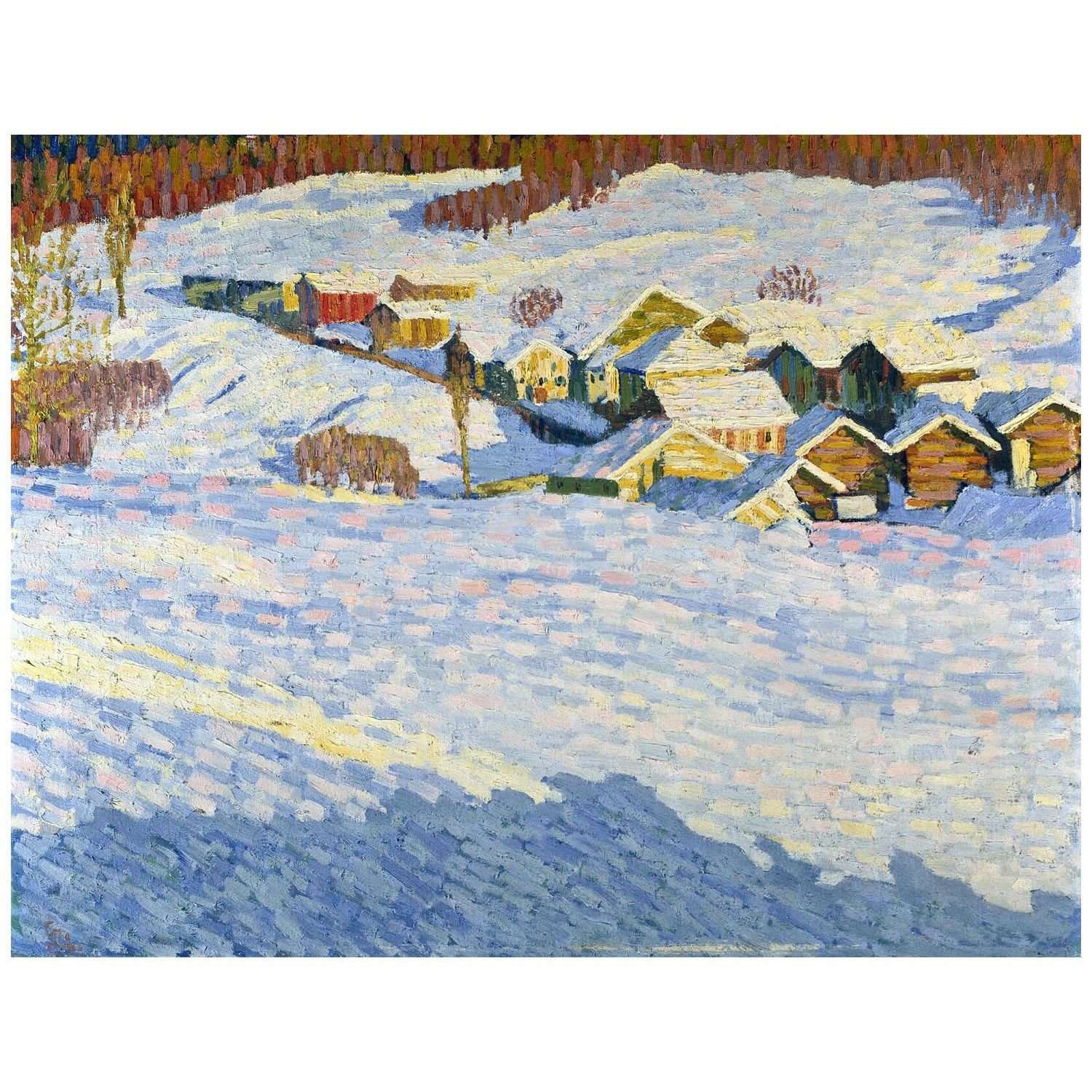  Giovanni Giacometti. Stampa. 1907. Kunsthaus Zurich