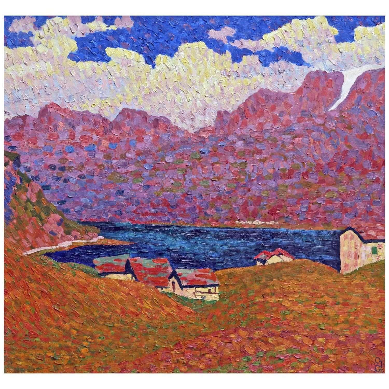  Giovanni Giacometti. Lago dellEngadina. 1907. Kunsthaus Zurich
