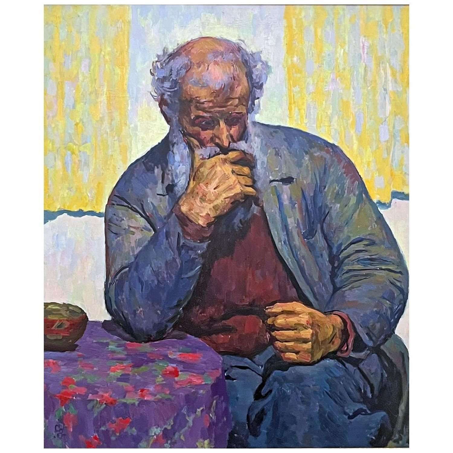 Giovanni Giacometti. Contadino pensieroso. 1922. Kunstmuseum Chur