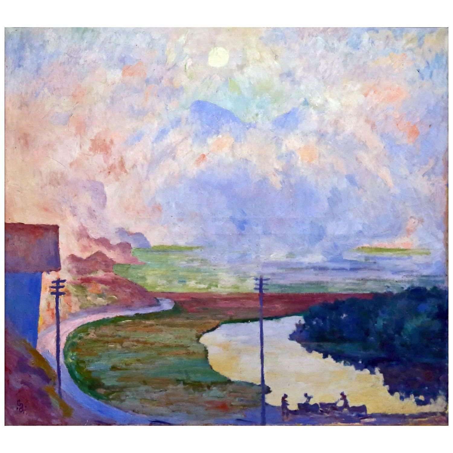  Giovanni Giacometti. Nebbia mattutina. 1922. Museo darte grigione Chur