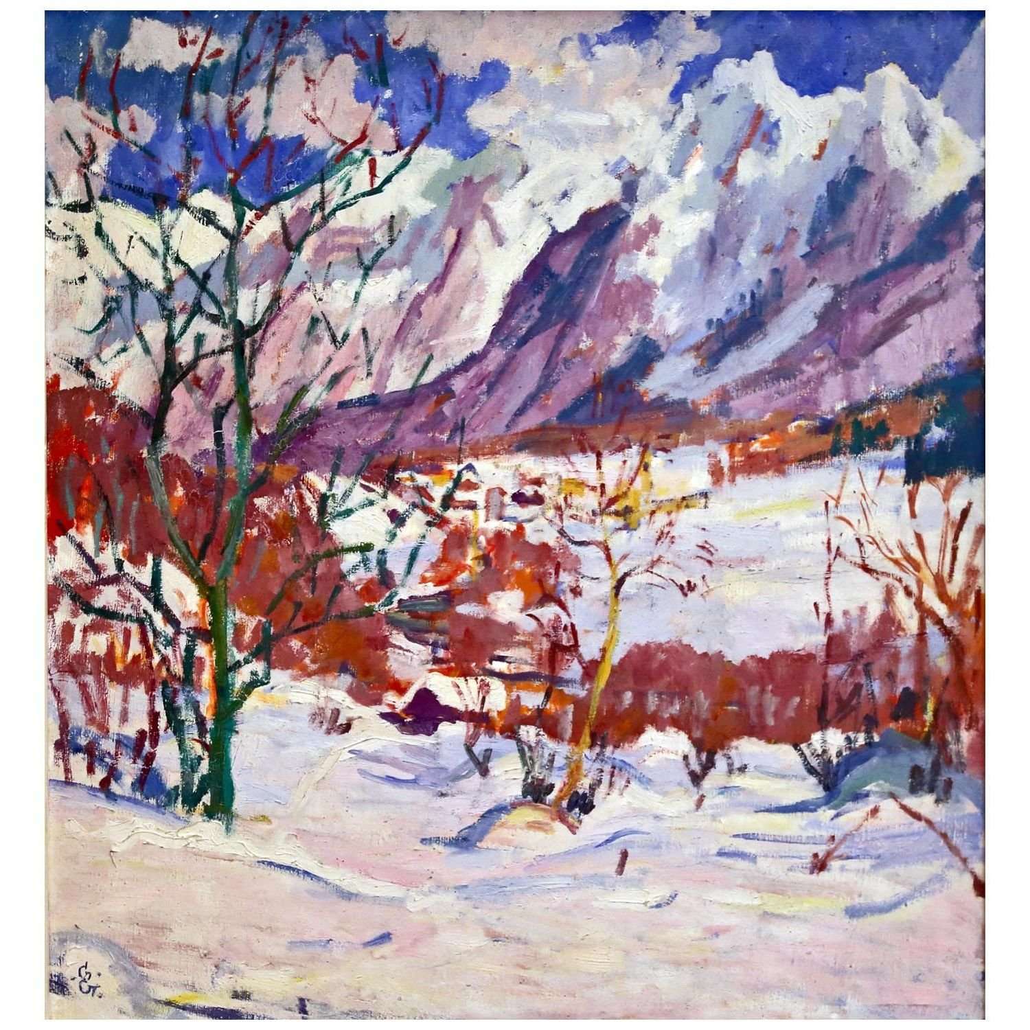  Giovanni Giacometti. Inizio primavera.1925. Kunstmuseum St. Gallen