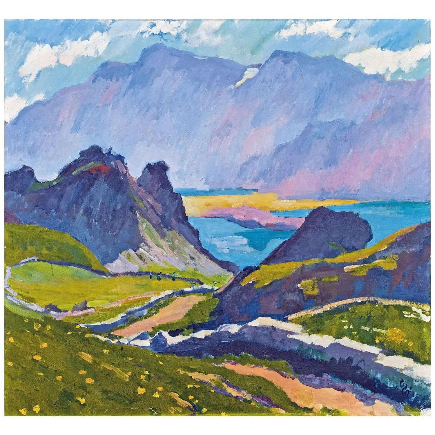 Giovanni Giacometti. Grevasalvas. 1927. Galerie Aktuaryus Z?rich