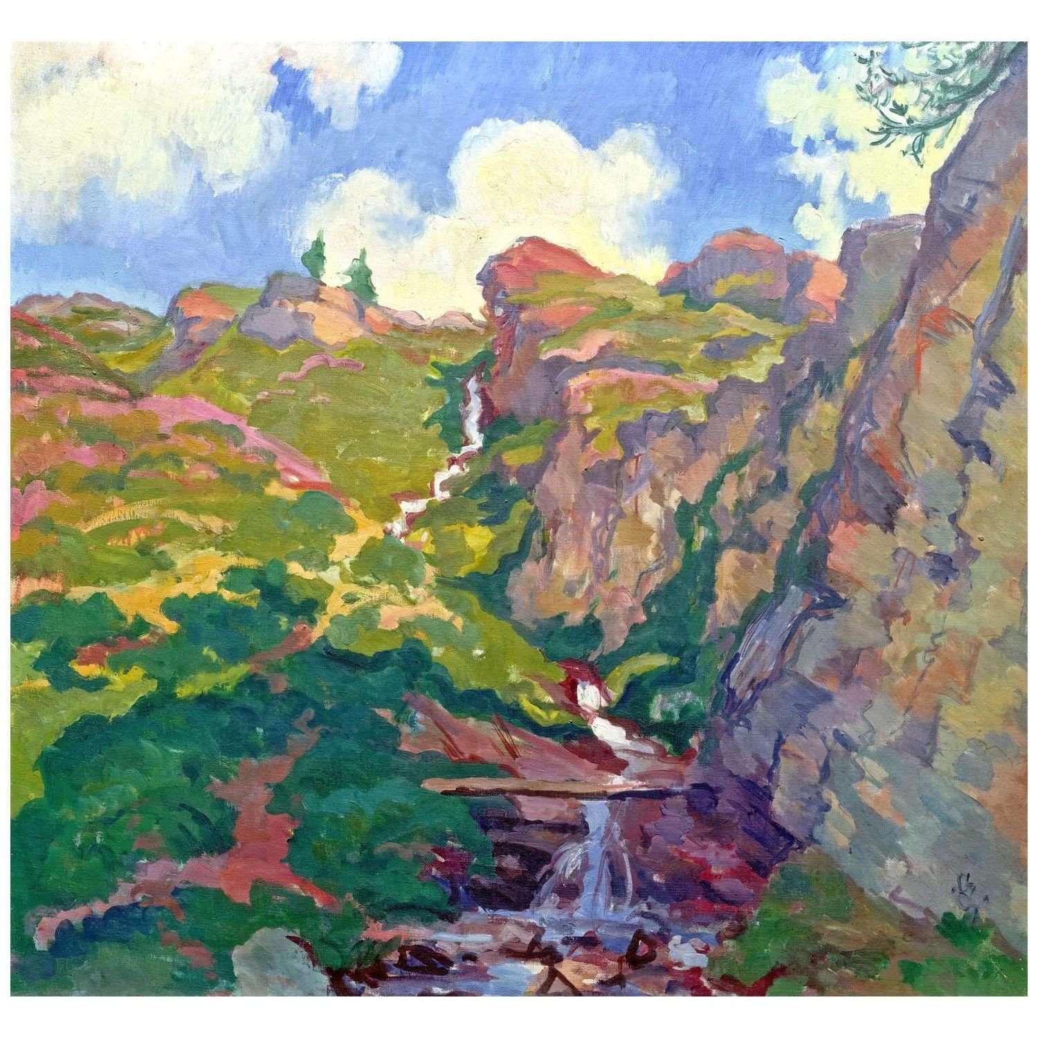  Giovanni Giacometti. Bergbach. 1930. Private collection