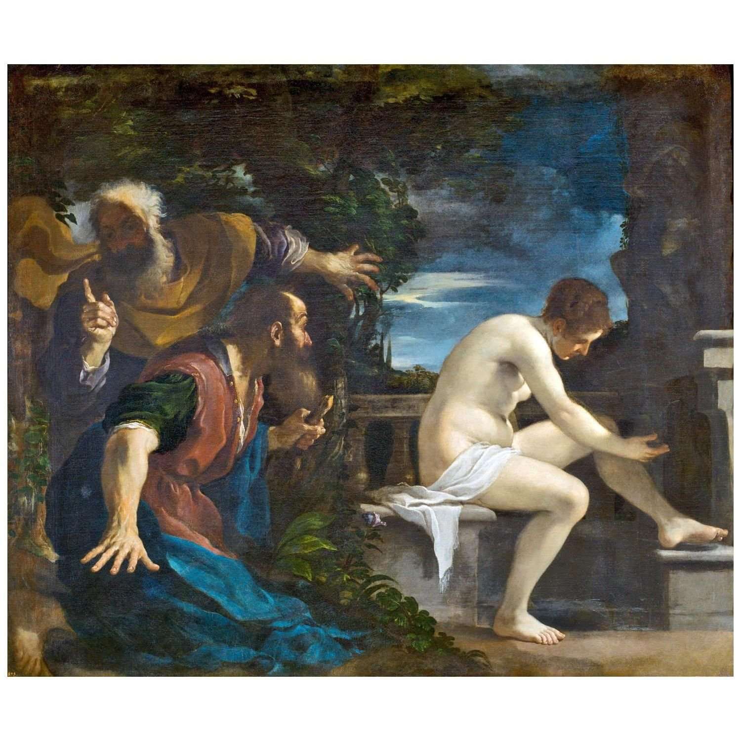  Guercino. Susanna e I vecchioni. 1617. Museo del Prado
