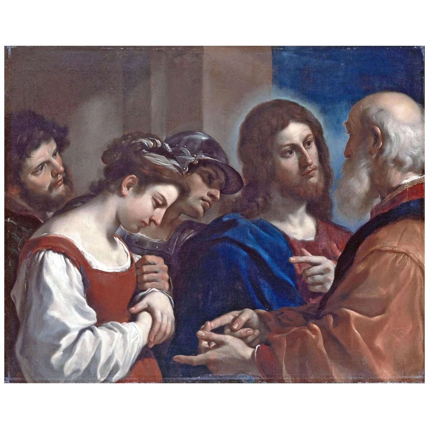  Guercino. La donna presa in adulterio. 1621. Dulwich Gallery London