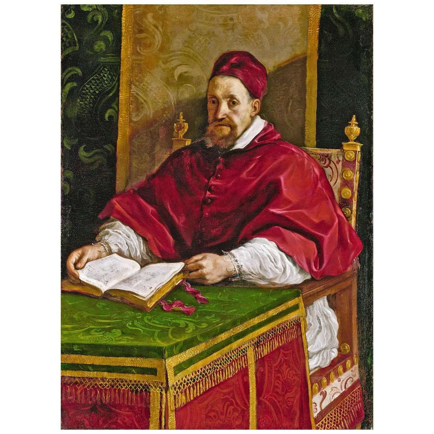  Guercino. Papa Giorgio XV. 1622. Getty Center Los Angeles