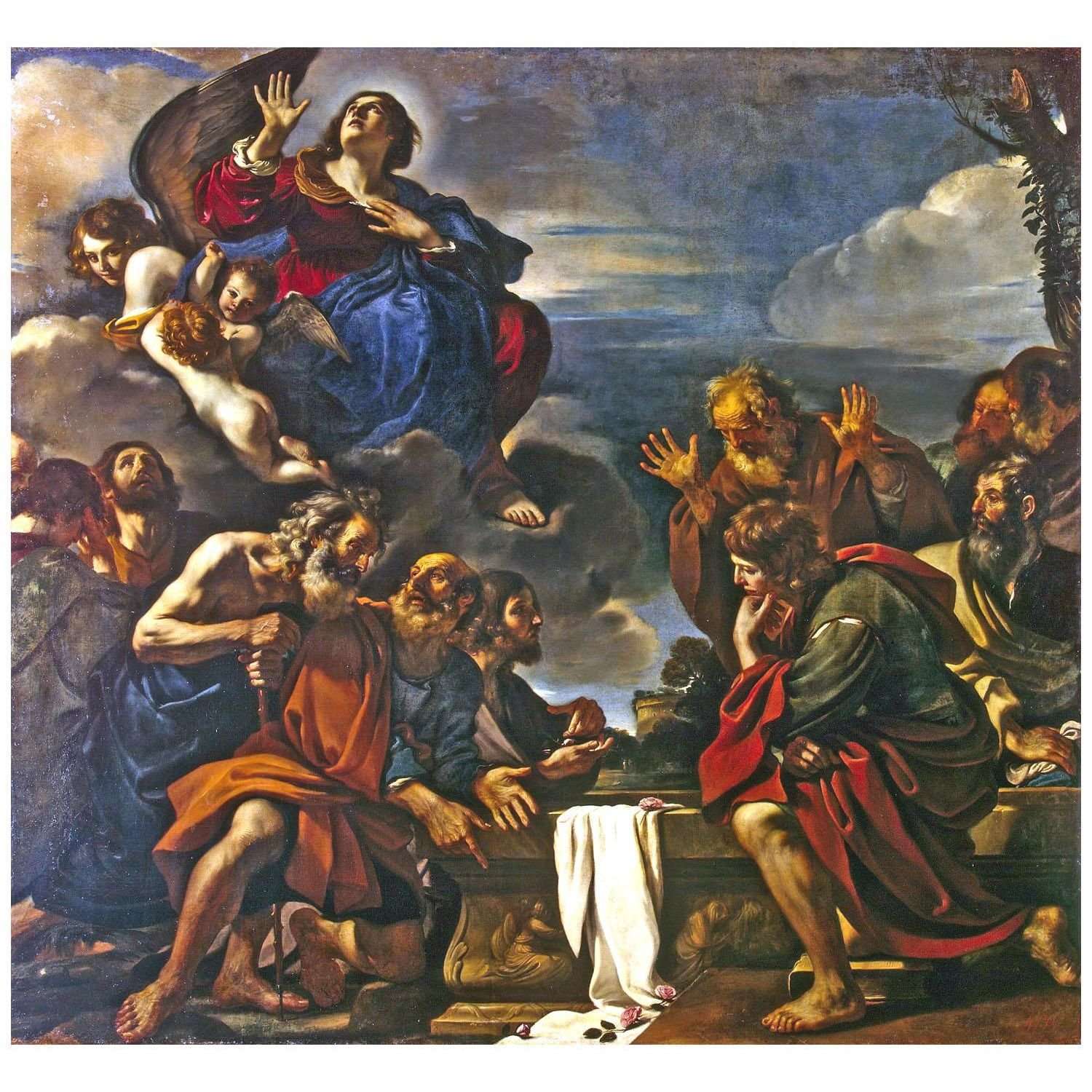  Guercino. Assunzione della Vergine. 1623. Hermitage Museum