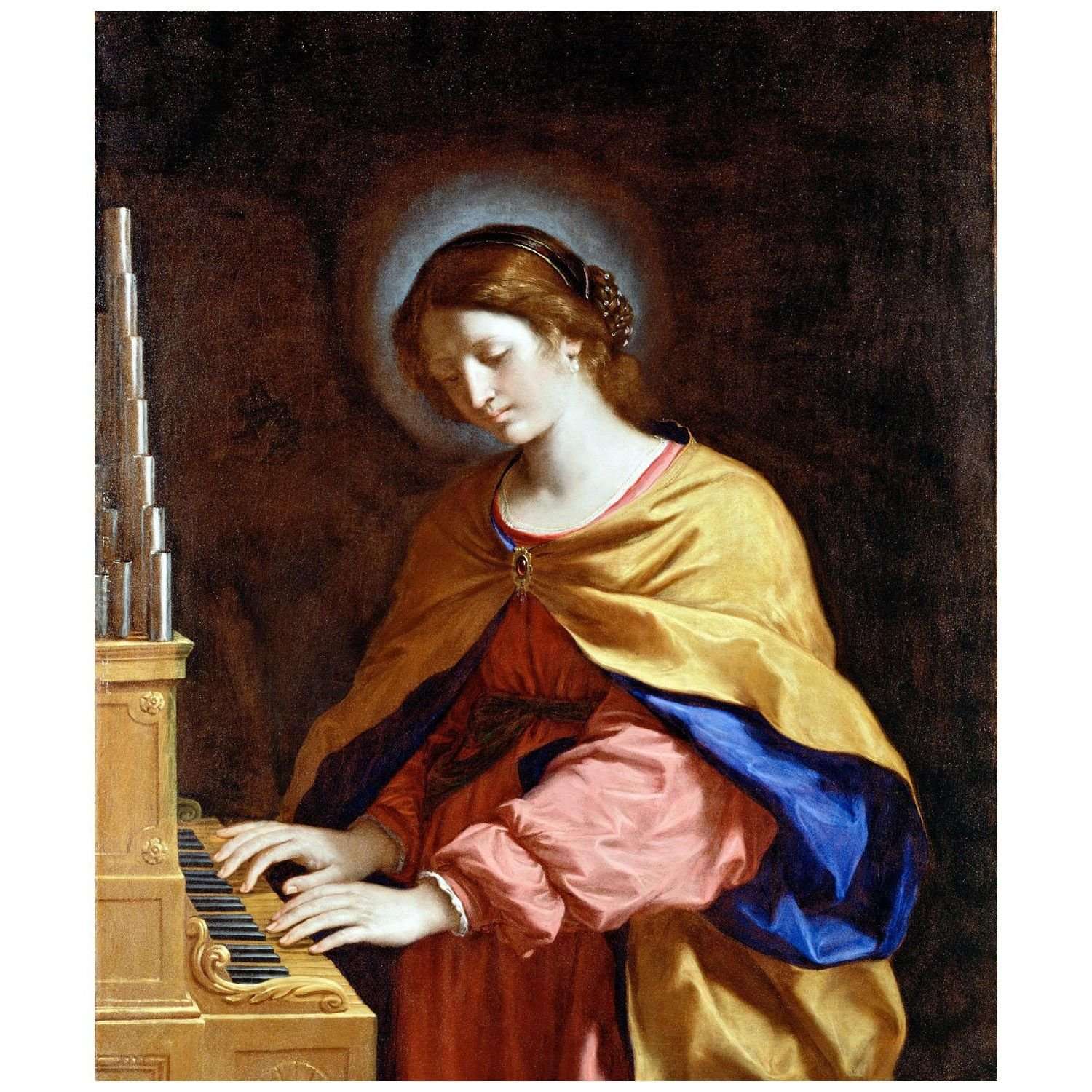 Guercino. Santa Cecilia. 1649. Dulwich Picture Gallery London