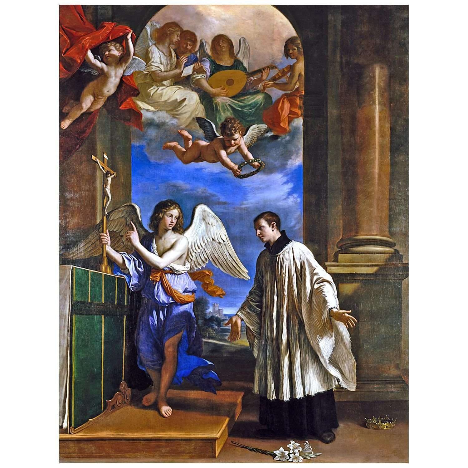  Guercino. La vocazione di Luigi Gonzaga. 1650. Metropolitan Museum NY