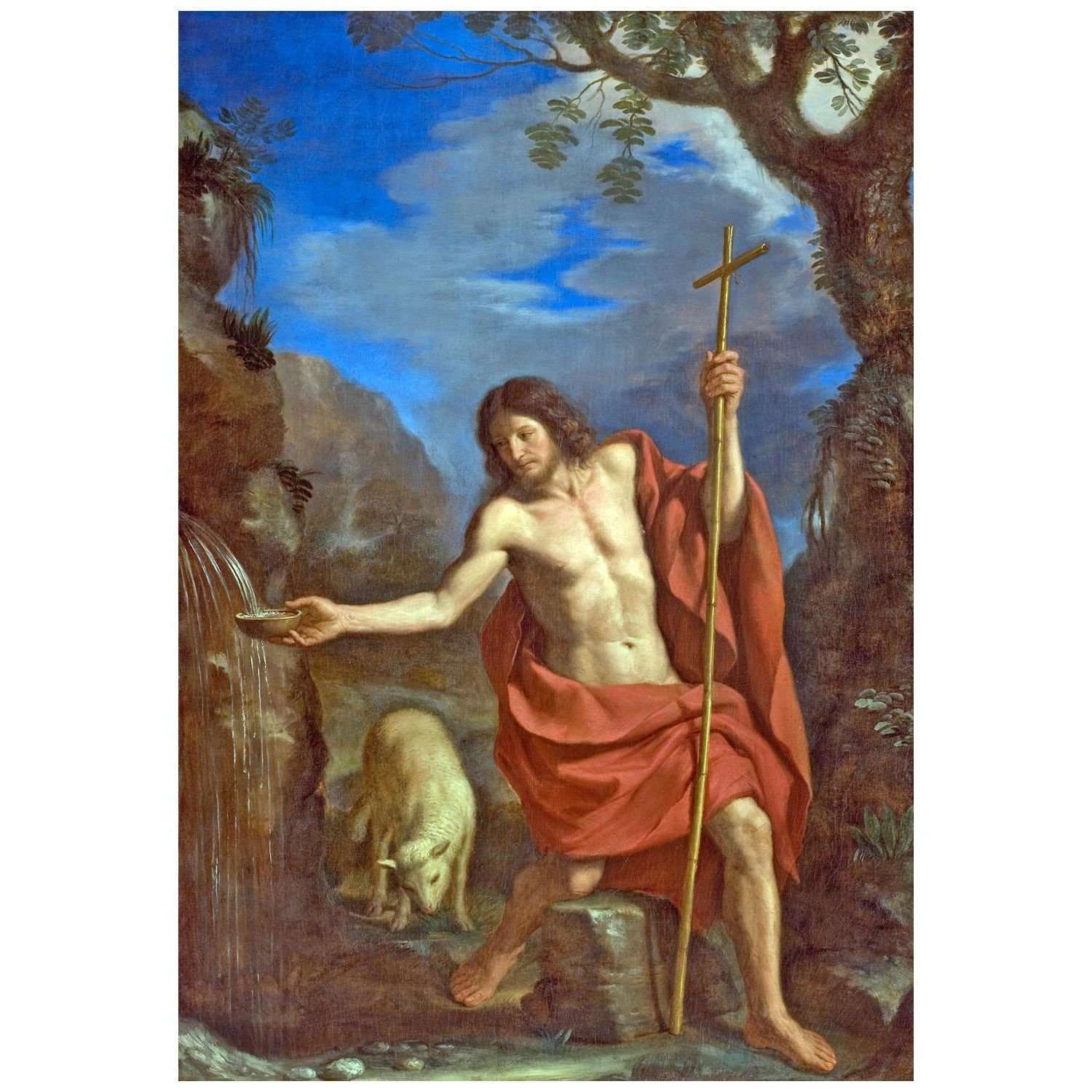  Guercino. Giovanni Battista. 1661. Musee Fabre Montpellier