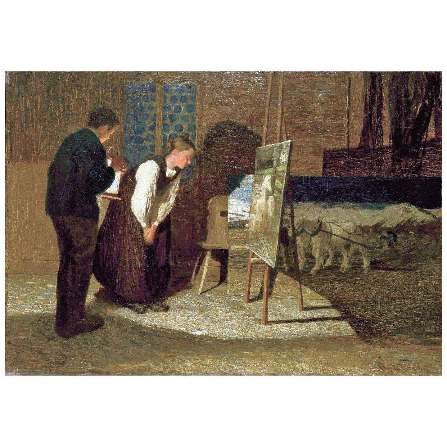  Giovanni Segantini. Miei modelli. 1888. Kunsthaus Zurich