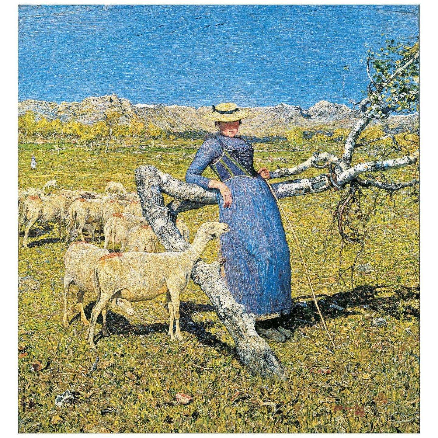  Giovanni Segantini. Mezzogiorno sulle alpi. 1892. Ohara Museum Kurashiki
