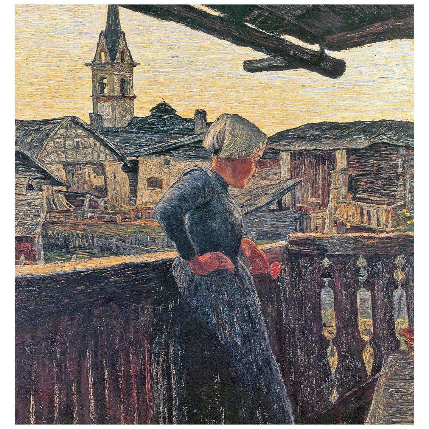  Giovanni Segantini. Sul balcone. 1892. Kunstmuseum Chur