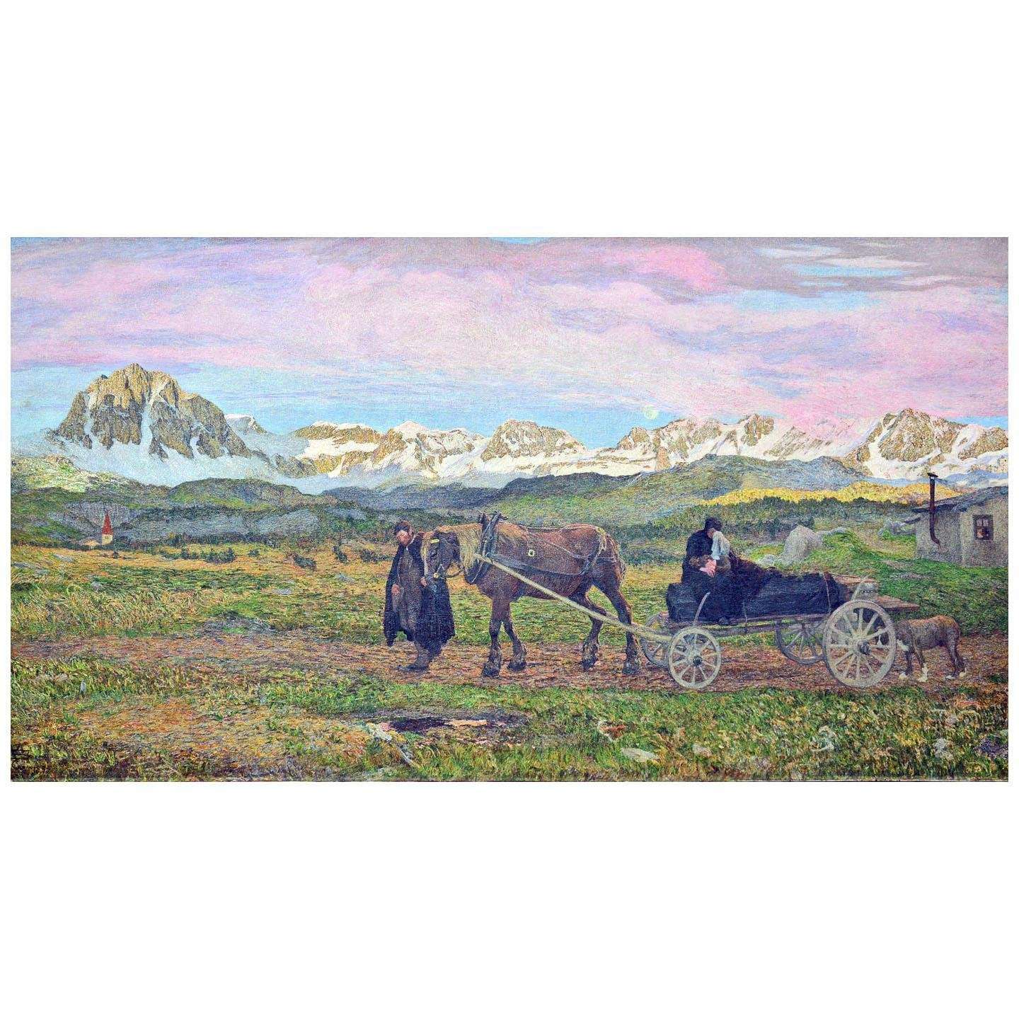  Giovanni Segantini. Ritorno al paese natio. 1895. Nationalgalerie, Berlin
