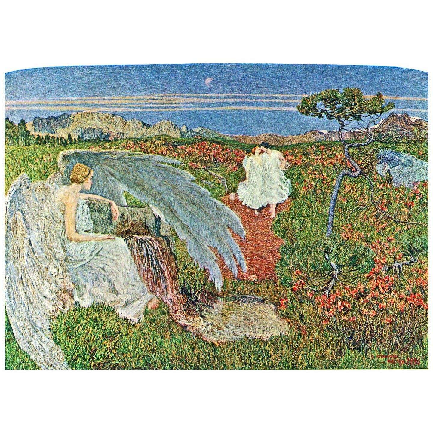  Giovanni Segantini. L'amore alla fonte della vita. 1896. GAM Milano