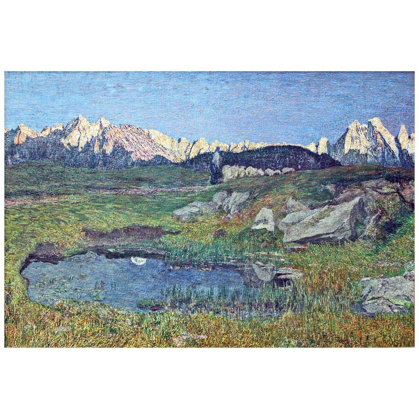  Giovanni Segantini. Paesaggio alpino al tramonto. 1897. Stadel Museum Frankfurt