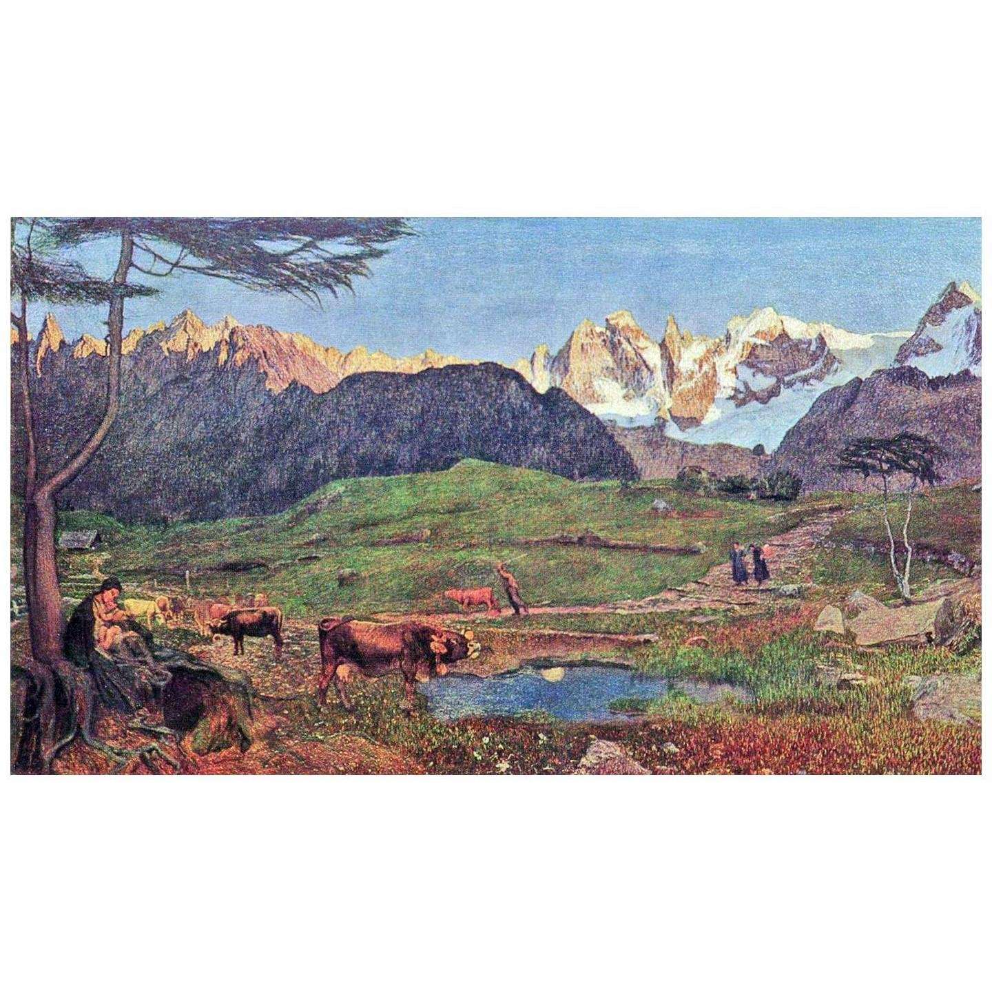  Giovanni Segantini. Alpen-Triptychon: Werden. 1898. Segantini Museum St. Moritz