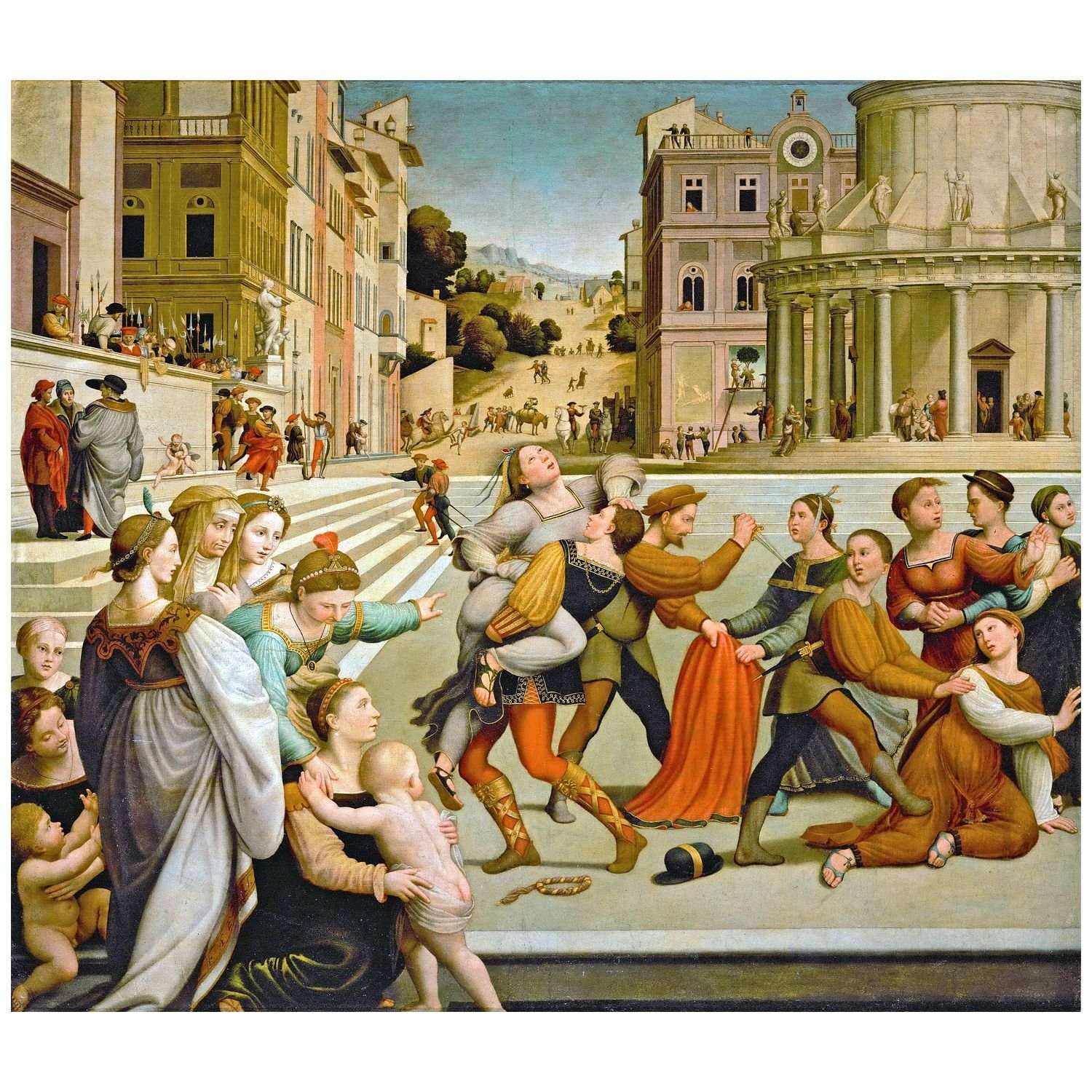  Giuliano Bugiardini. Stupro di Dinah. 1510. KHM Wien