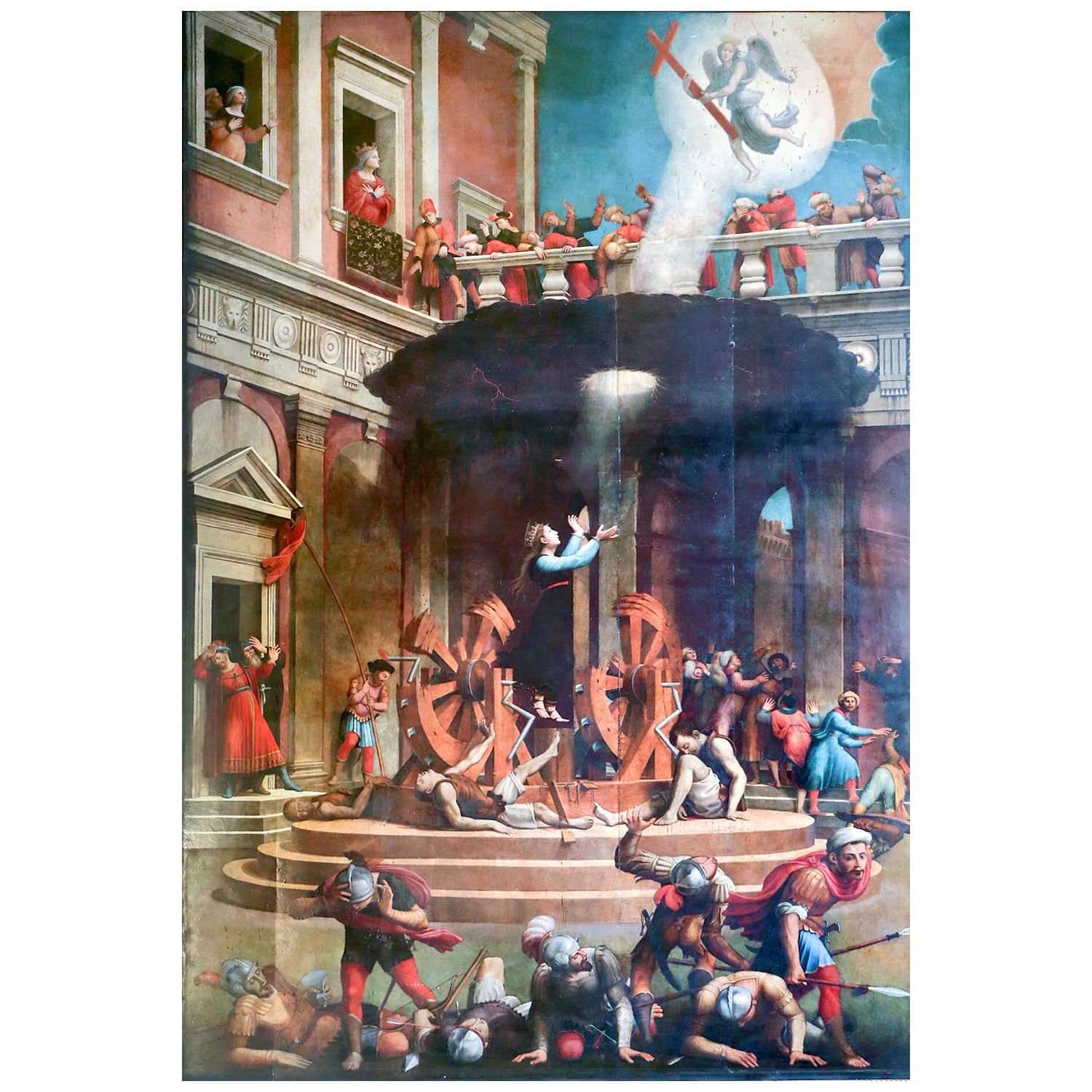  Giuliano Bugiardini. Martirio di S. Caterina. 1530. Santa Maria Novella Firenze