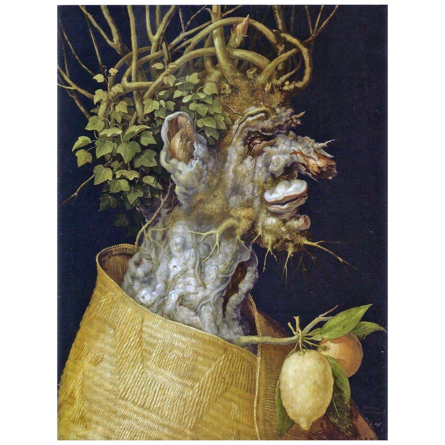  Giuseppe Arcimboldo. Inverno. 1563. Kunsthistorisches Museum Wien