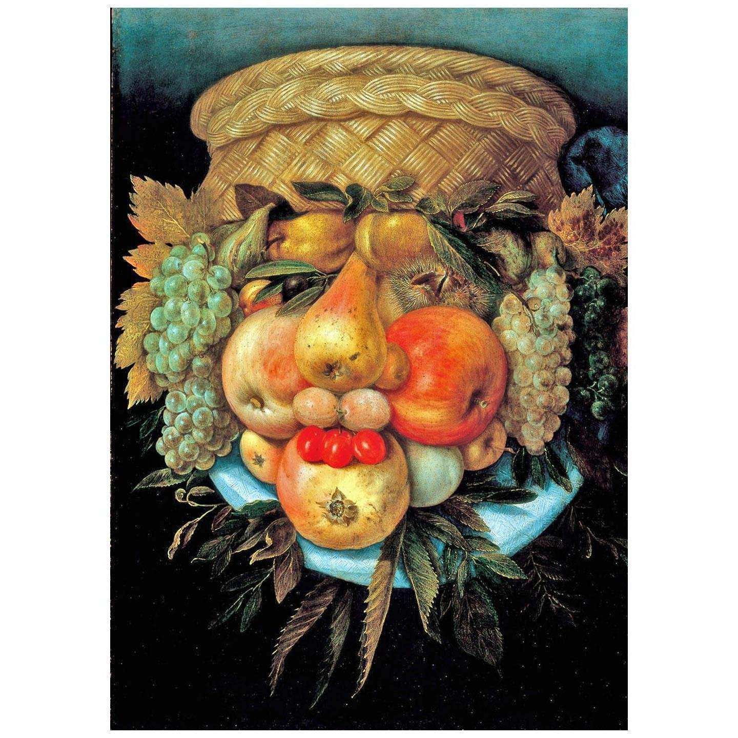 Giuseppe Arcimboldo. Il cesto di frutta. 1570. Private collection