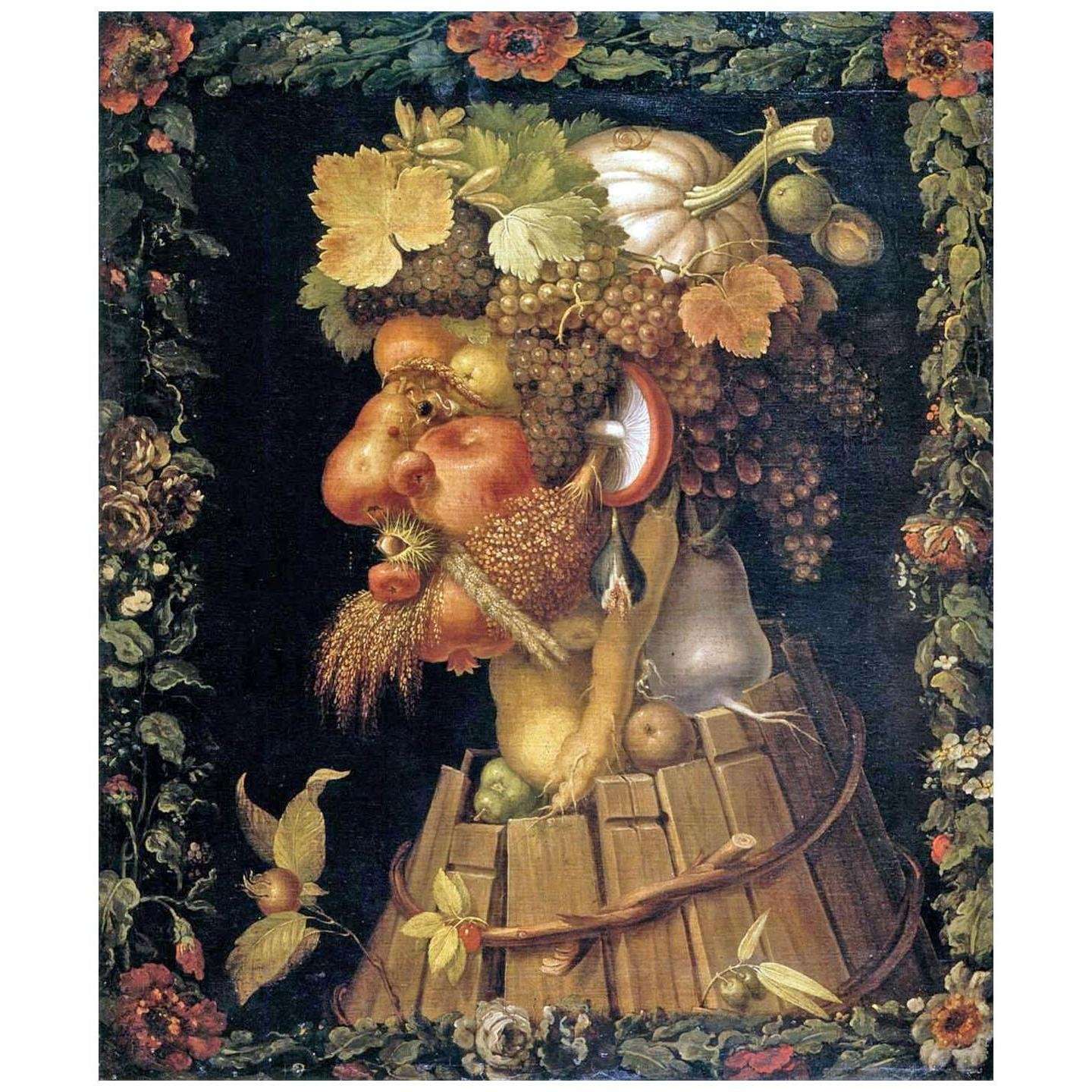  Giuseppe Arcimboldo. Auttunno. 1573. Musee du Louvre Paris