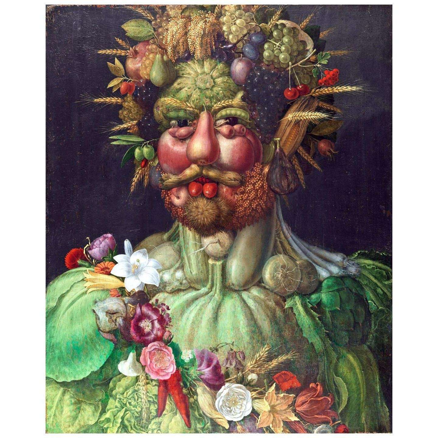  Giuseppe Arcimboldo. Vertumno (Rodolfo II). 1591. Skoklosters slott Stockholm