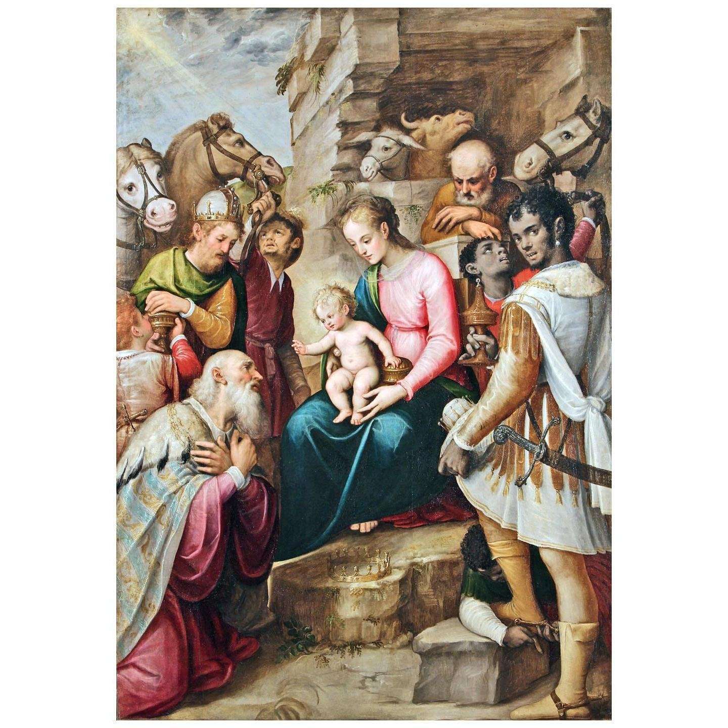  Guglielmo Caccia. Adorazione dei Magi. 1593. Chiesa di San Francesco, Moncalvo