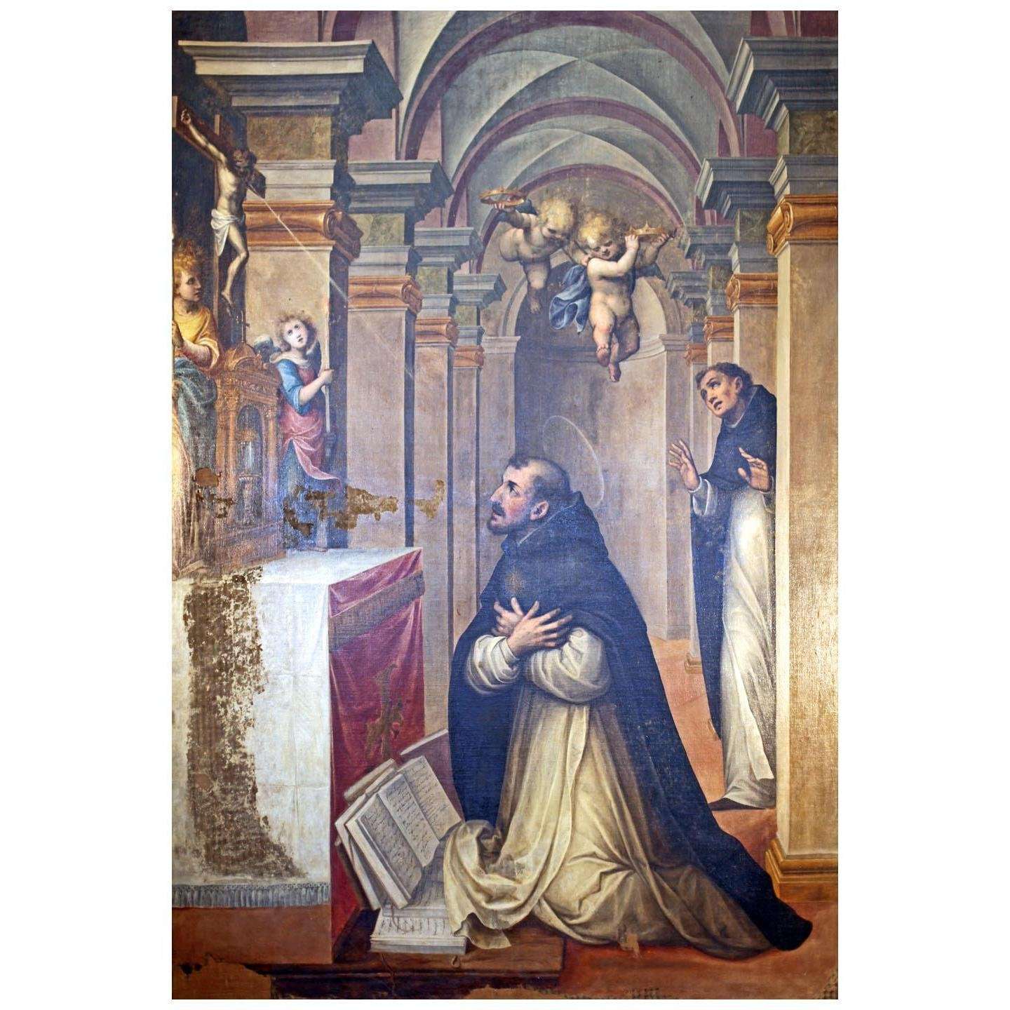  Guglielmo Caccia. Visione di San Tommaso. 1608. Chiesa di Santa Croce
