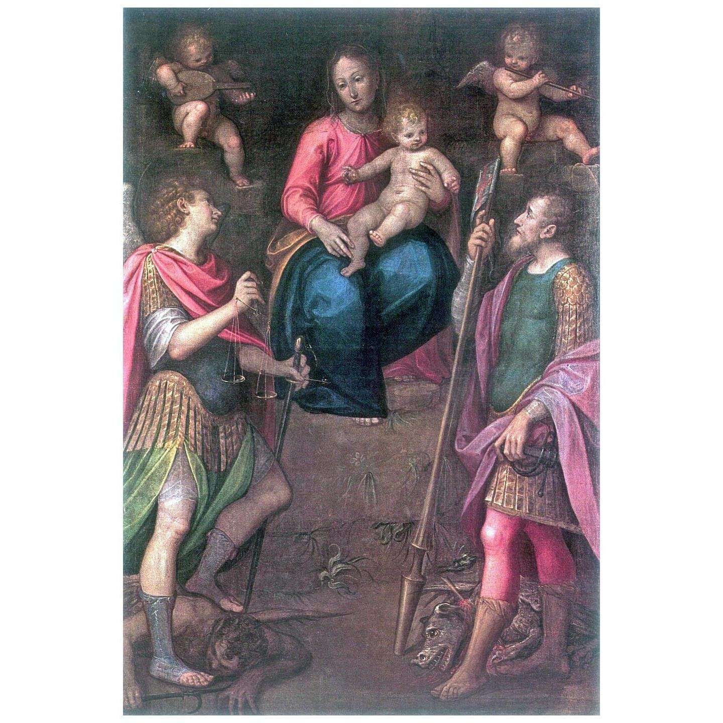  Guglielmo Caccia. Vergine con i Santi. Chiesa di S. Michele, Chieri