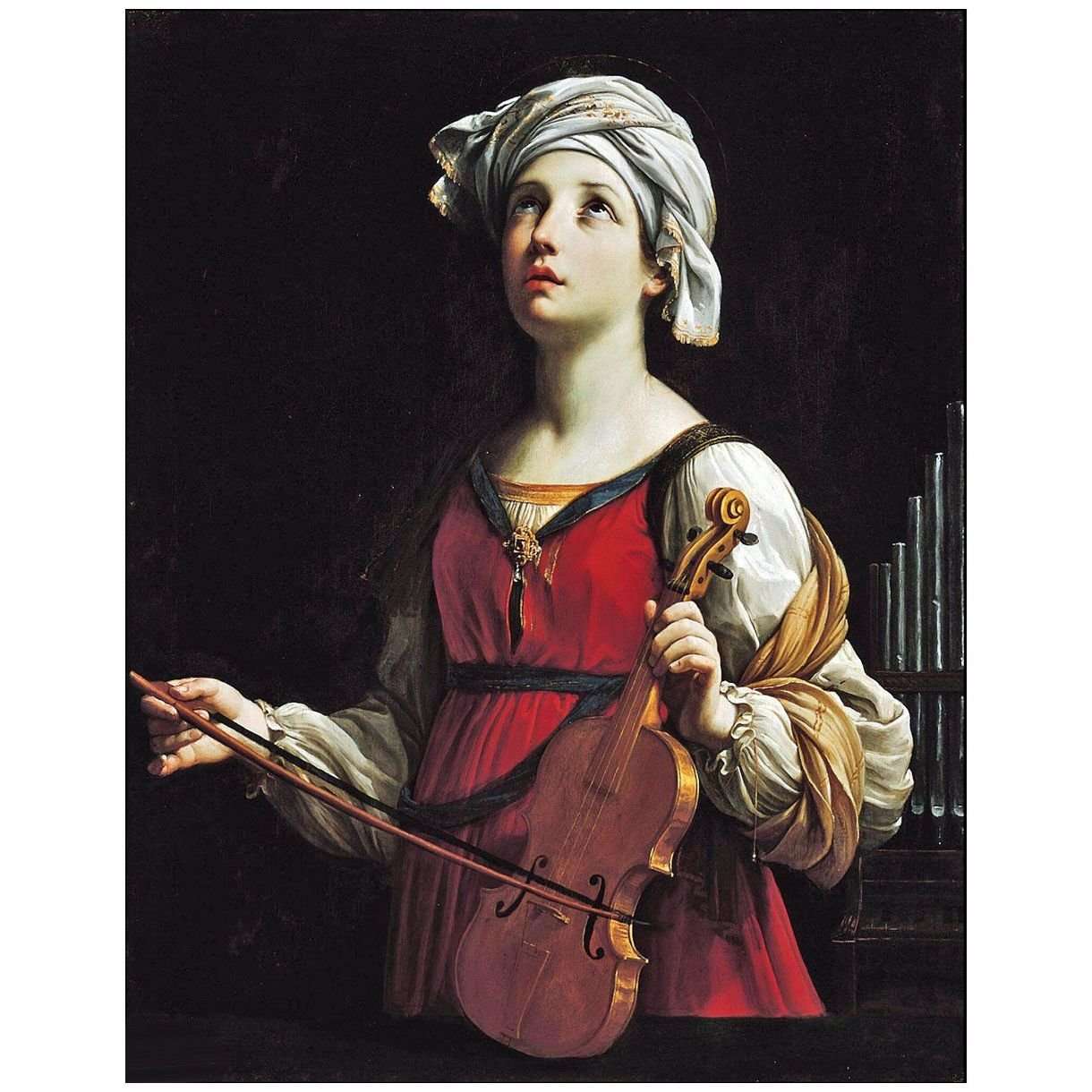  Guido Reni. Santa Cecilia. 1606. Norton Simon Museum