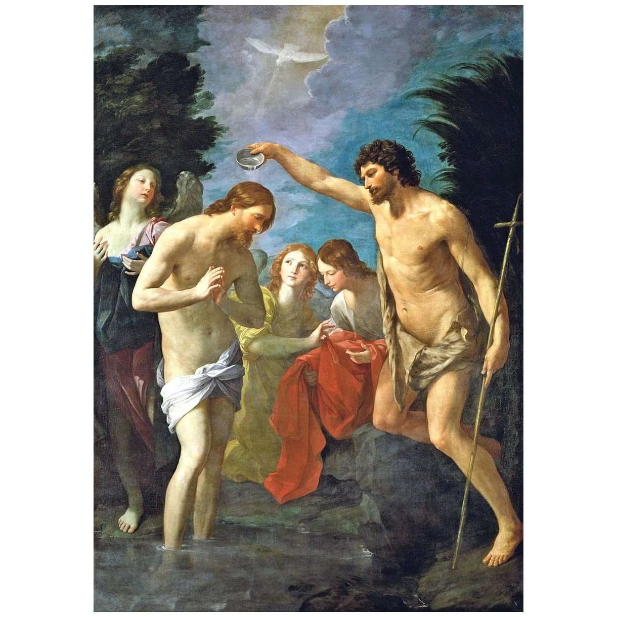  Guido Reni. Il battesimo di Cristo. 1622. Kunsthistorishes Museum Wien