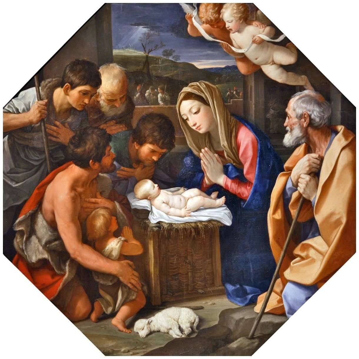  Guido Reni. L'adorazione dei pastori. 1639-1640. Pushkin Museum