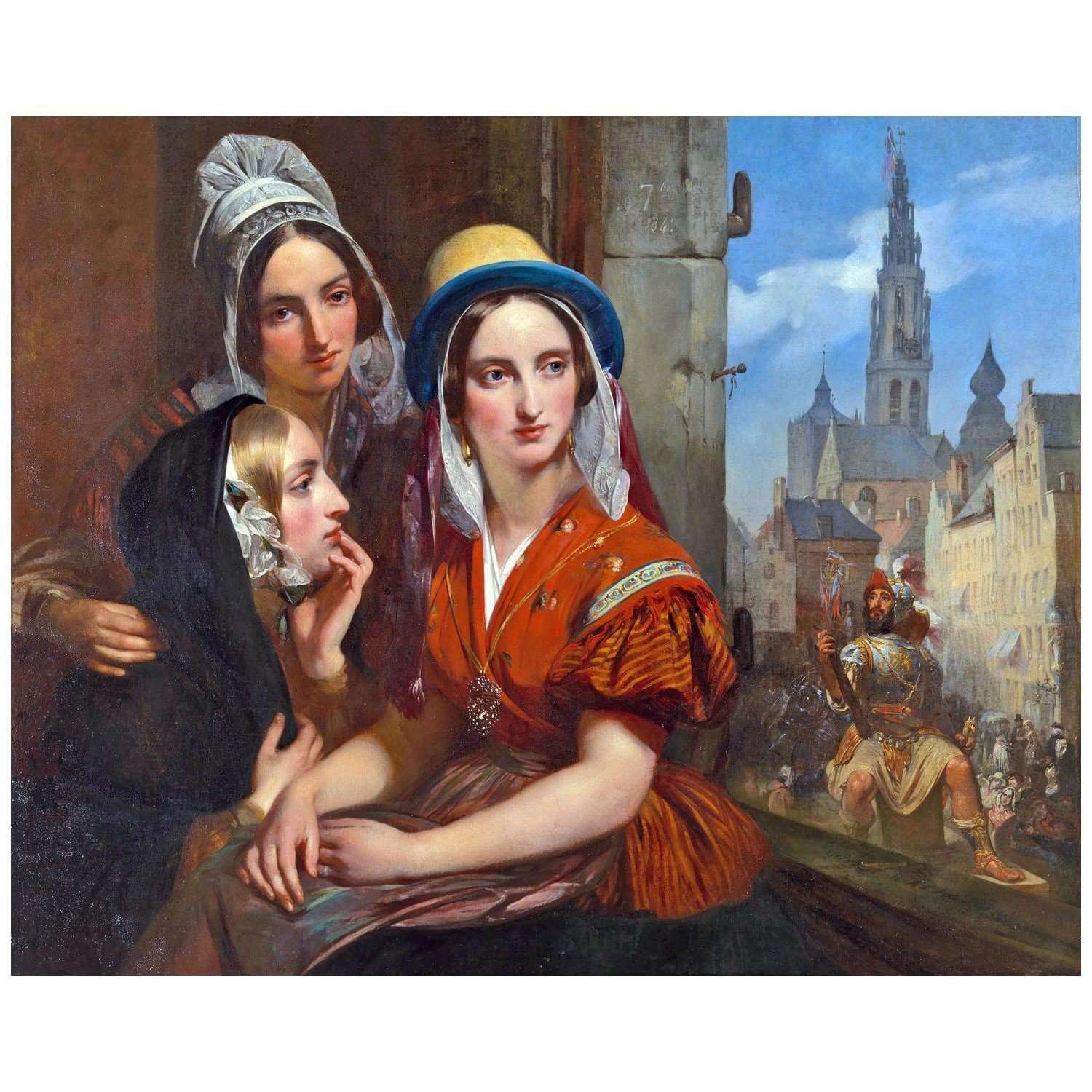  Gustave Wappers. Suovenir dAnvers. 1843. Windsor Castle London